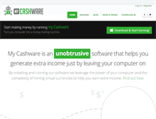 Tablet Screenshot of mycashware.com